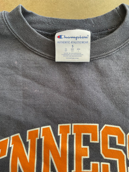 Vintage Navy Blue Champion Tennessee Sweatshirt size Small