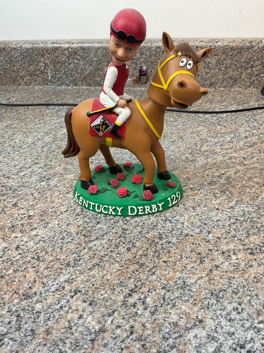 Vintage Kentucky Derby 129 Bobblehead