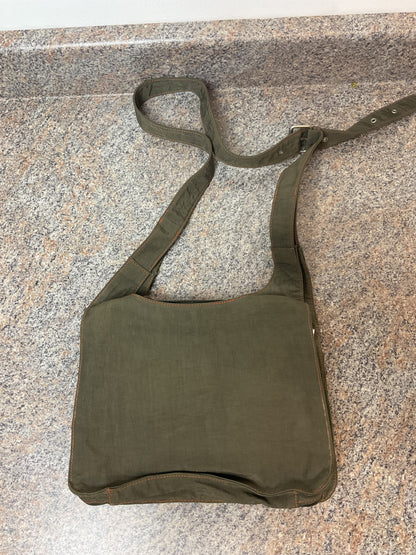 Baggallini Army Green Nylon Hobo Crossbody Shoulder Bag