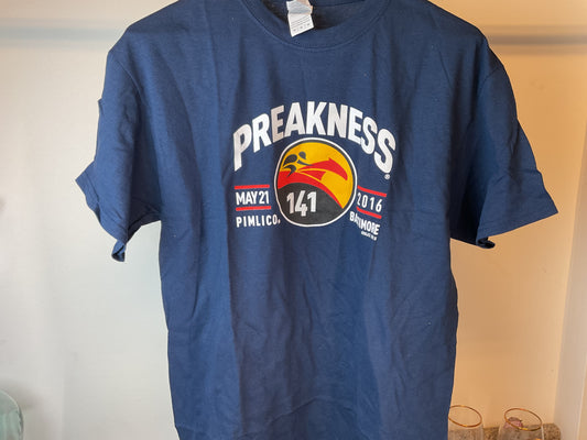 Navy Blue Preakness T-Shirt L