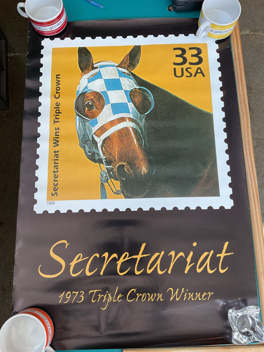 Secretariat Stamp Poster Large