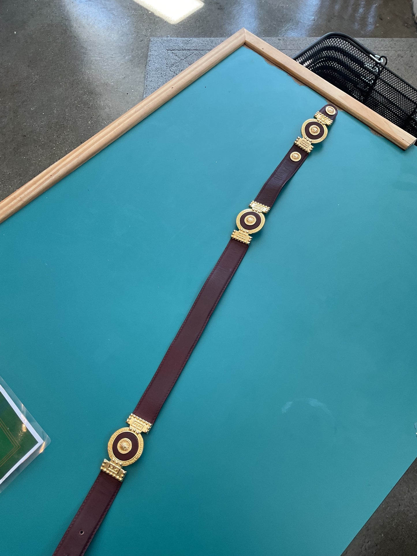 Vintage Small - Medium Versace Medusa Women’s Belt