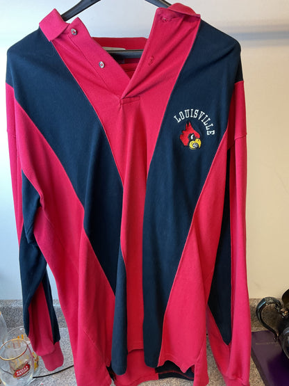 Vintage University of Louisville Long Sleeve Shirt L