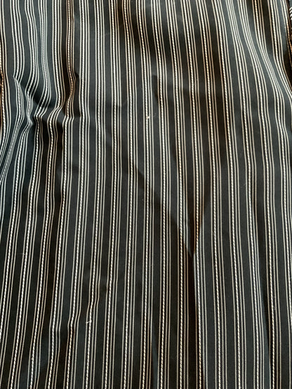 Bugatchi Uomo Black and White Striped Button Down