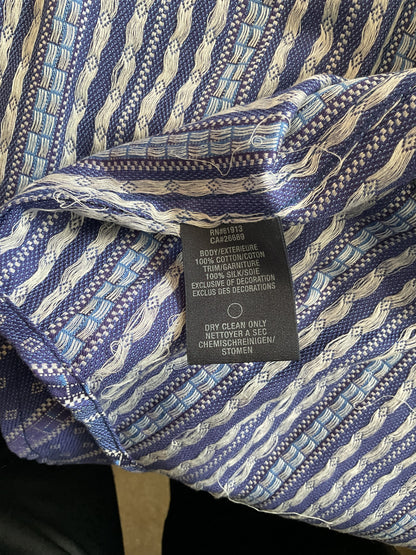 Fun Robert Graham Blue Button Up Shirt size Large